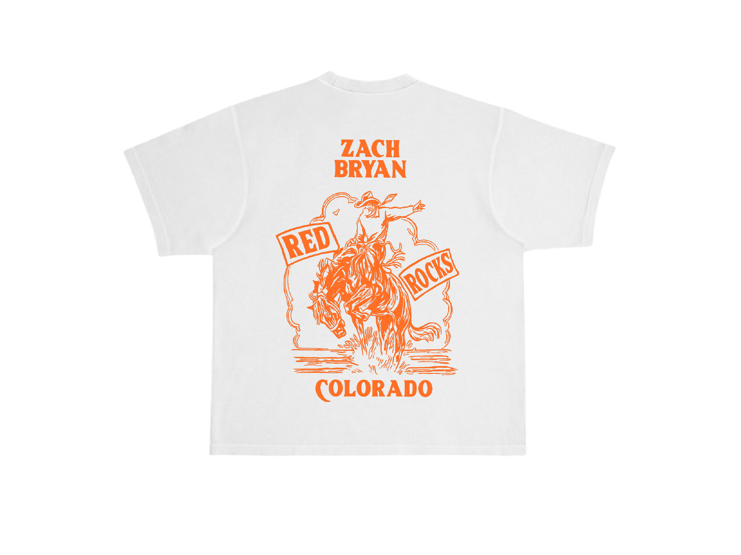 Zach Bryan Red Rocks (Natural Shirt)